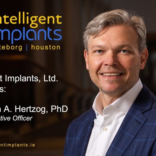 Intelligent Implants Taps Leading Medical Device Entrepreneur, Benjamin A. Hertzog, PhD, as CEO