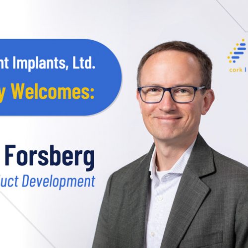 Intelligent Implants Expands Leadership Team and Welcomes Andy Forsberg as Senior Vice President of Product Development
