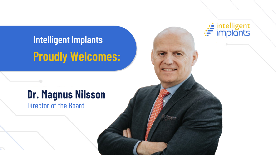 Dr Magnus Nilsson joins Intelligent Implants board of directors