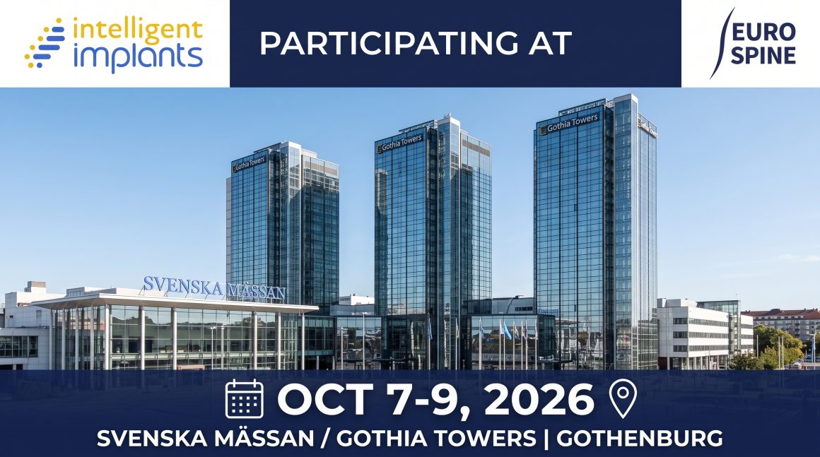 Intelligent Implants Team to Attend EUROSPINE 2026 in Gothenburg